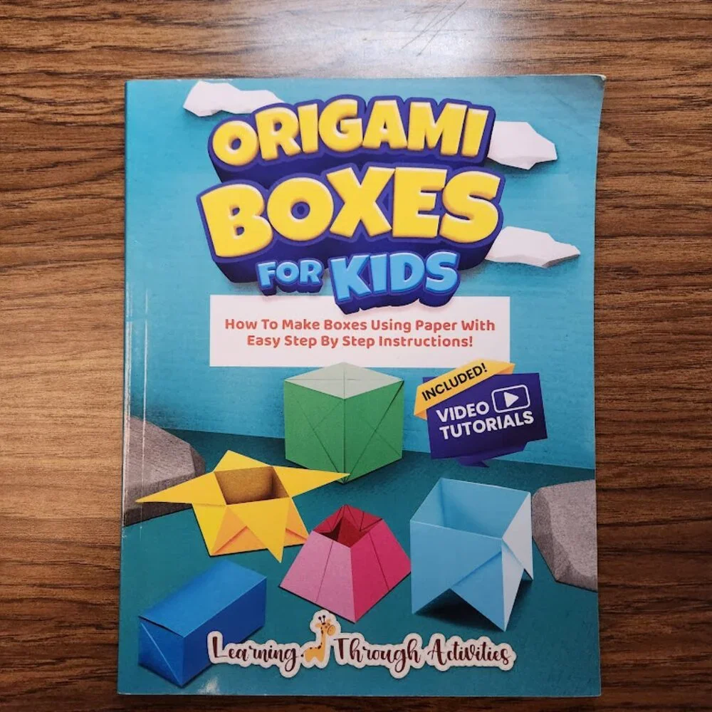Origami Boxes For Kids Papercrafts Book Craft Paperback Book How To Make Boxes